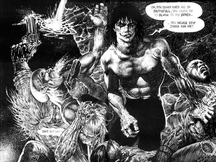 El Cuervo, de James O'Barr.
