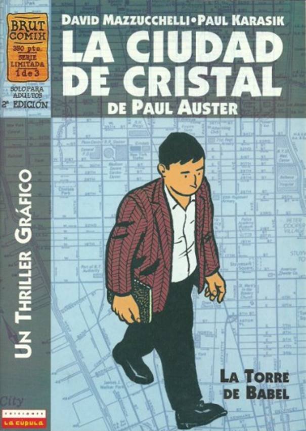 Adaptación a cómic de La ciudad de cristal de Paul Auster, La Cúpula.