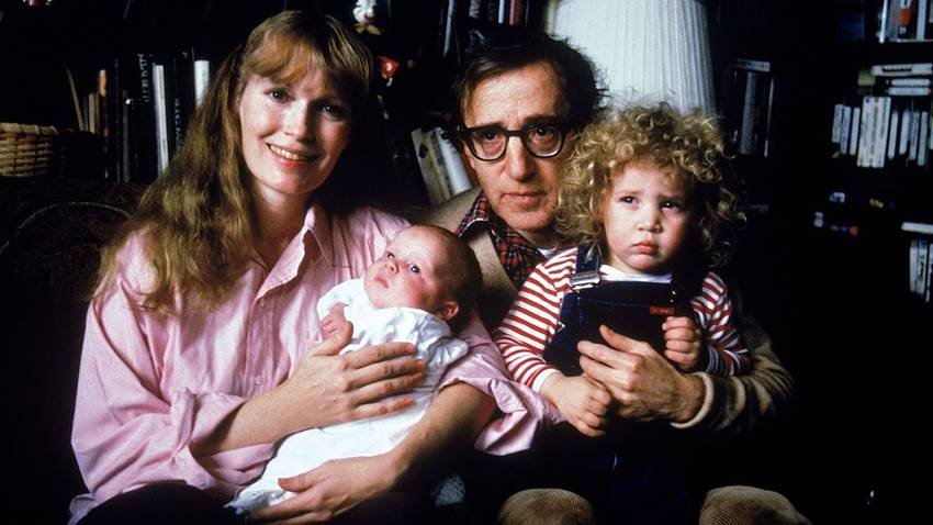 Mia Farrow y Woody Allen en Allen v. Fallow