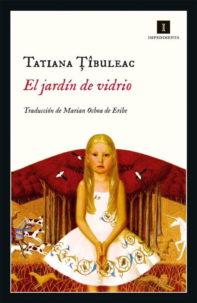 Portada de El jardín de vidrio de Tatiana Tibuleac.