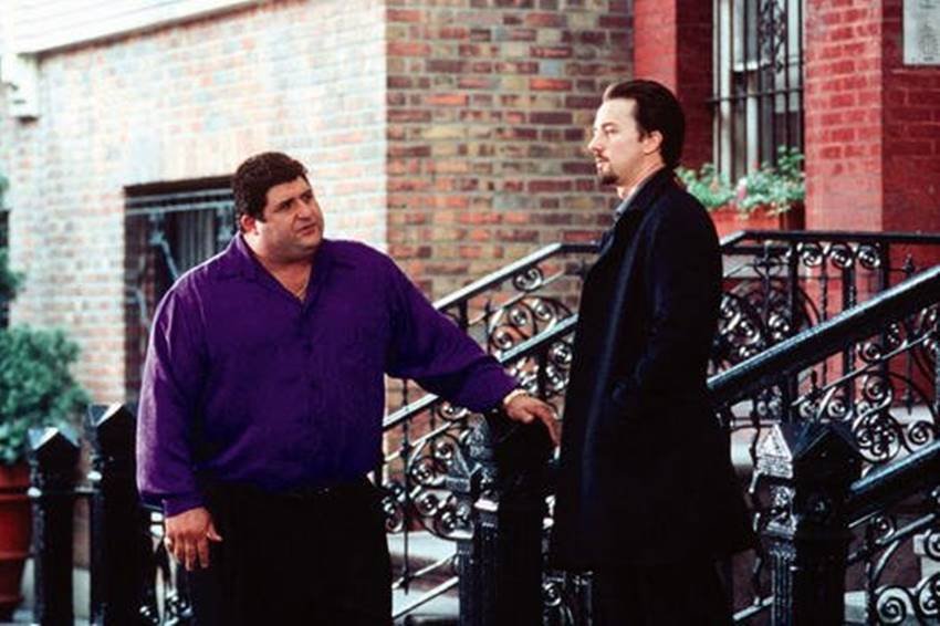 Tony Siragusa y Edward Norton.