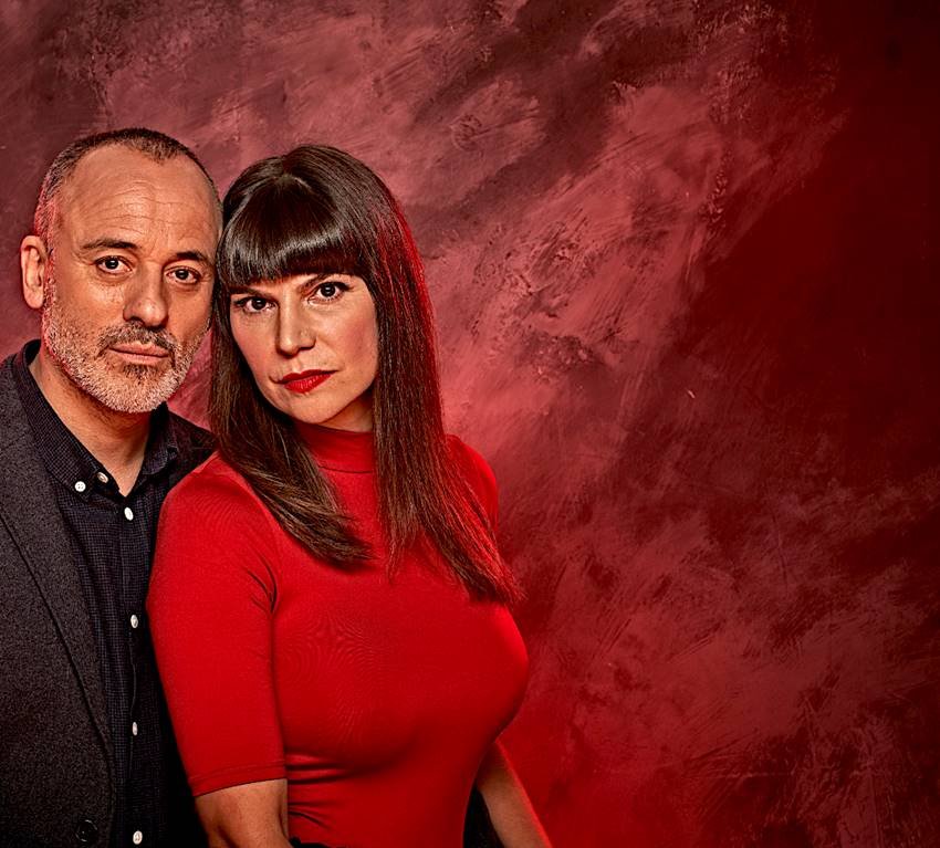 Javier Gutiérrez y Mónica Regueiro en Principiantes.