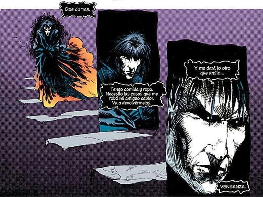 Morfeo en busca de venganza dibujado por Sam Kieth