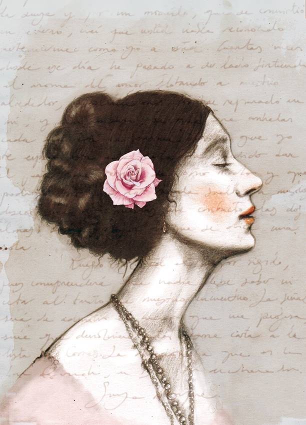 Ilustración de Elena Ferrándiz. La cita.