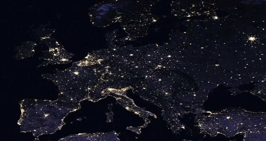 Europa desde una estación de la Nasa.