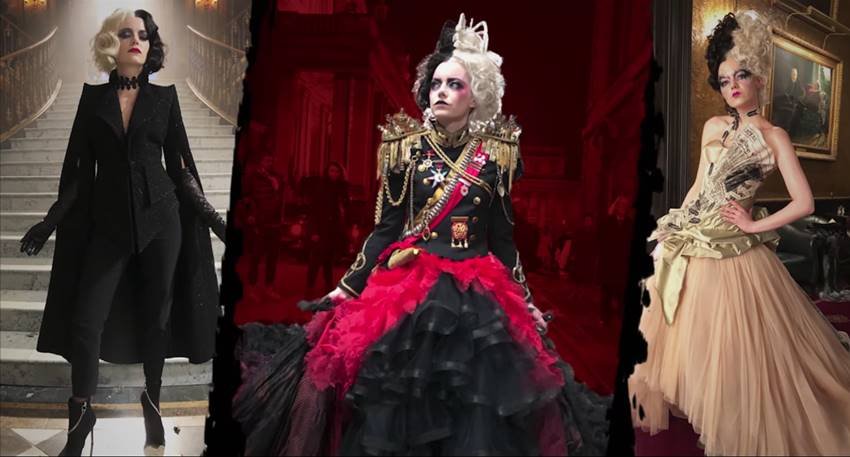 Un ejemplo del vestuario de Jenny Beavan para Cruella.
