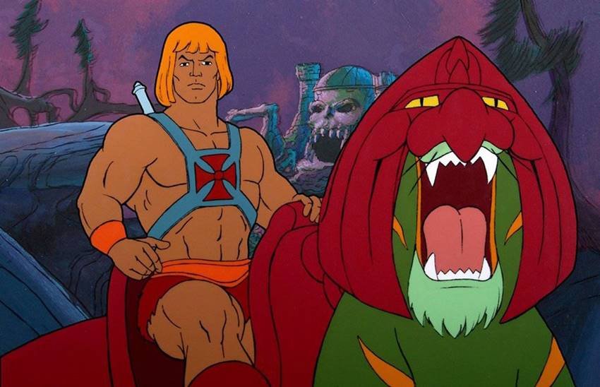 He-Man en Masters of the Universe . Sociedad Cultura Mattel / Filmation