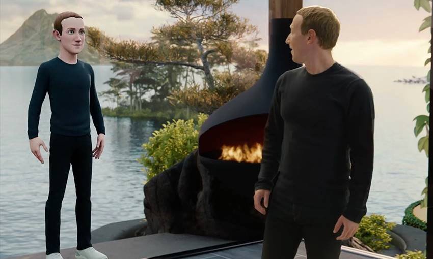 Mark Zuckerberg durante la presentación de Metaverso.