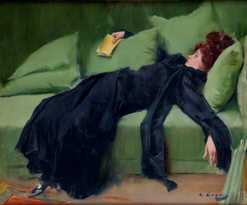Joven decadente, de Ramón Casas.