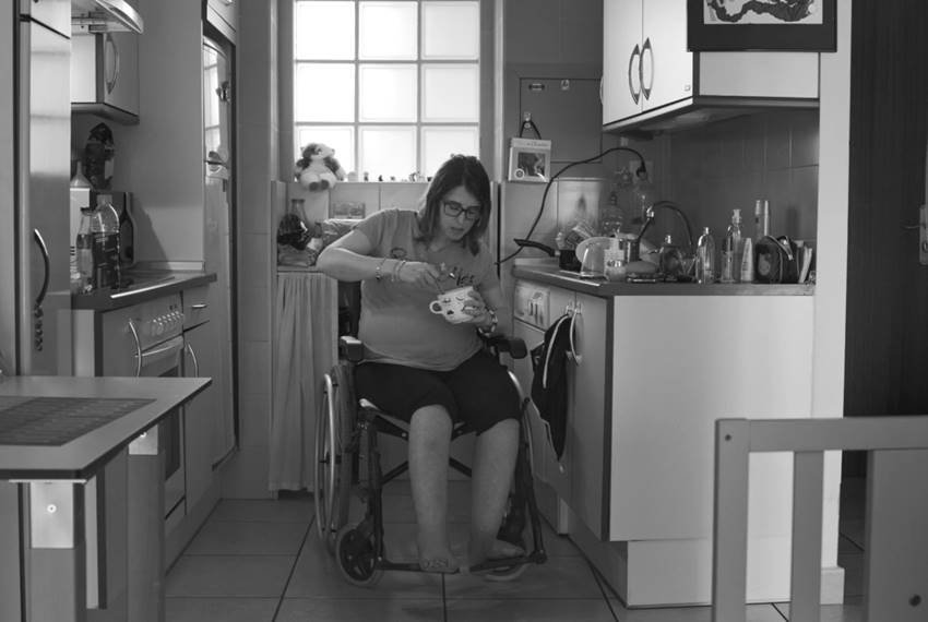 Idoia en AMA-DAS, de Marga Gutiérrez.