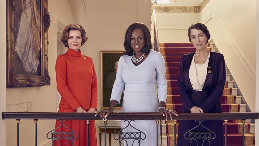 Michelle Pfeiffer, Viola Davis y Gillian Anderson en The First Lady.