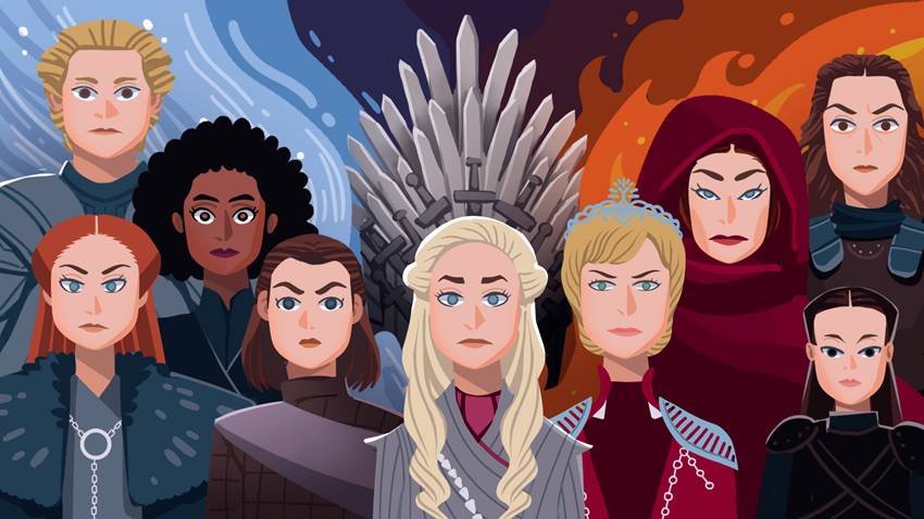 Las mujeres de Juego de tronos. (c) Davies Surya/BBC.