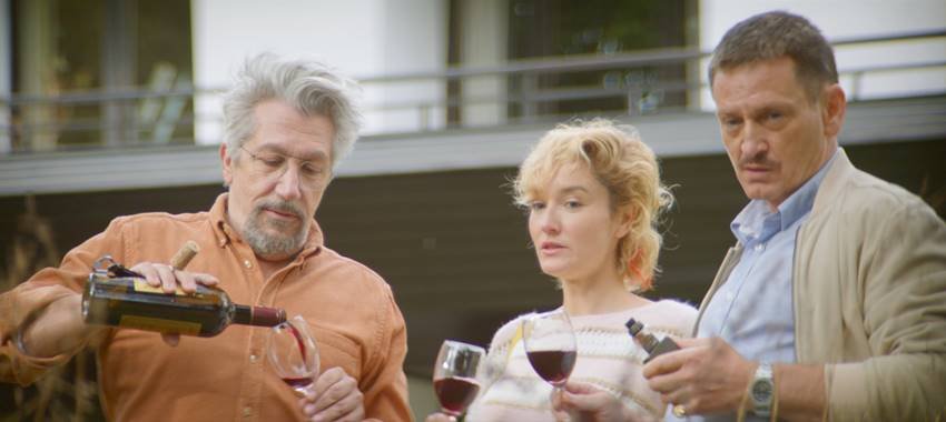 Alain Chabat, Anaïs Demoustier y Benoît Magimel en Increíble pero cierto.