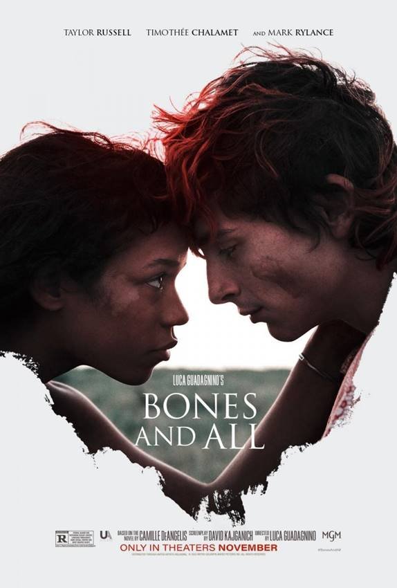 Póster Hasta los huesos: Bones and All. 