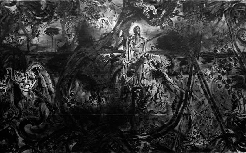 Touch and Resist 5 (after Rubens Copying Titian), 2007. Jutta Koether.