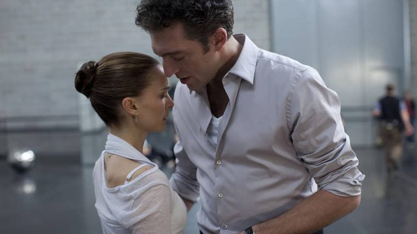 Natalie Portman y Vincent Cassel en Cisne Negro.