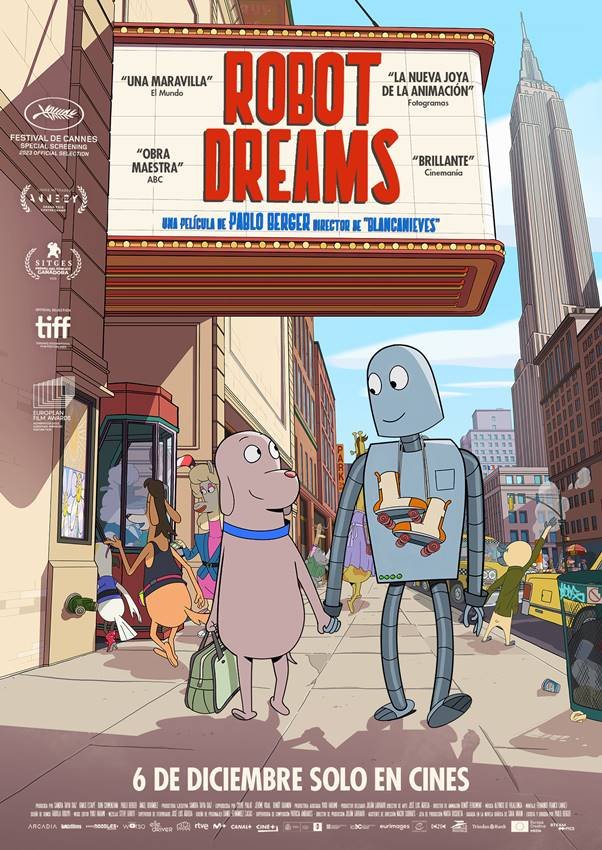 Cartel de Robot Dreams.