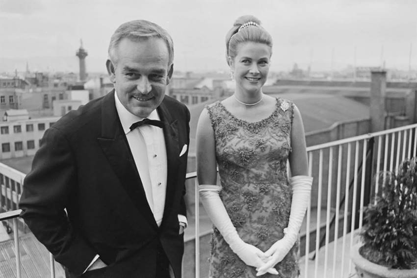 Grace Kelly y Raniero III de Mónaco.