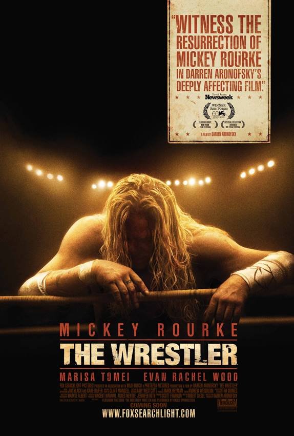 Cartel de El luchador, de Darren Aronofsky.