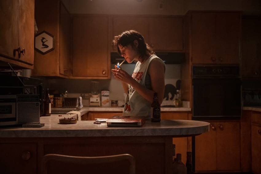 Kristen Stewart en Sangre en los labios.