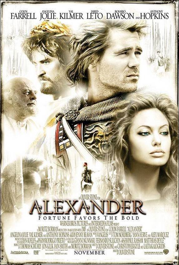 Póster de Alejandro Magno, de Oliver Stone.