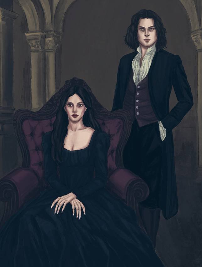 La vida secreta de los vampiros. Ilustración de Nana Vaez.