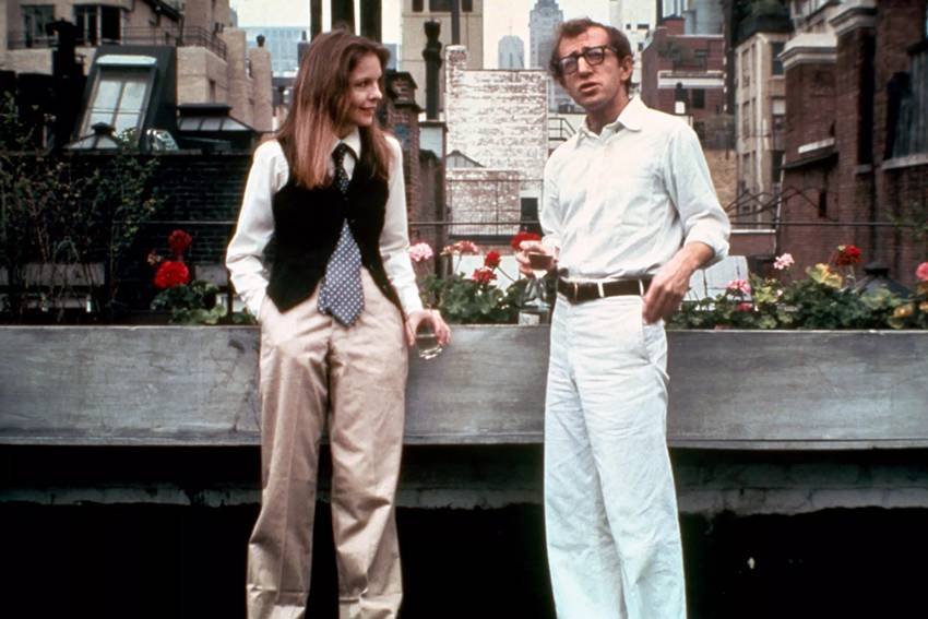 Diane Keaton y Woody Allen en Annie Hall.