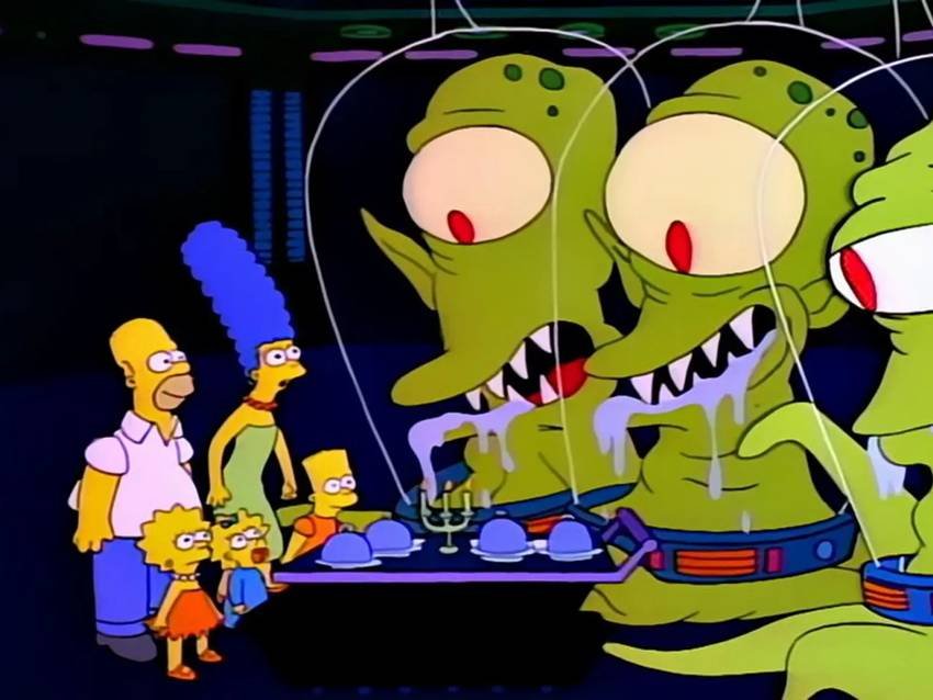 La casa-árbol del terror, Los Simpson 25 de octubre de 1990.