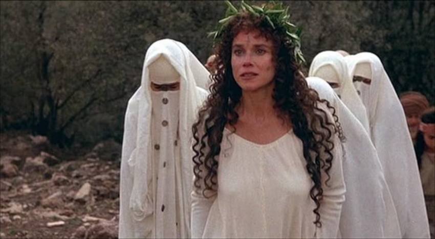 Barbara Hershey en La última tentación de Cristo.