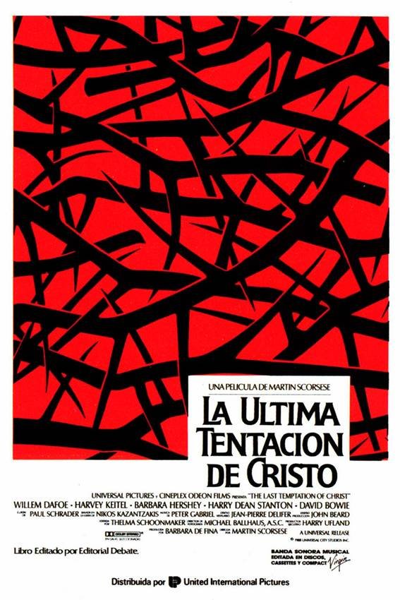 Póster de La última tentación de Cristo.