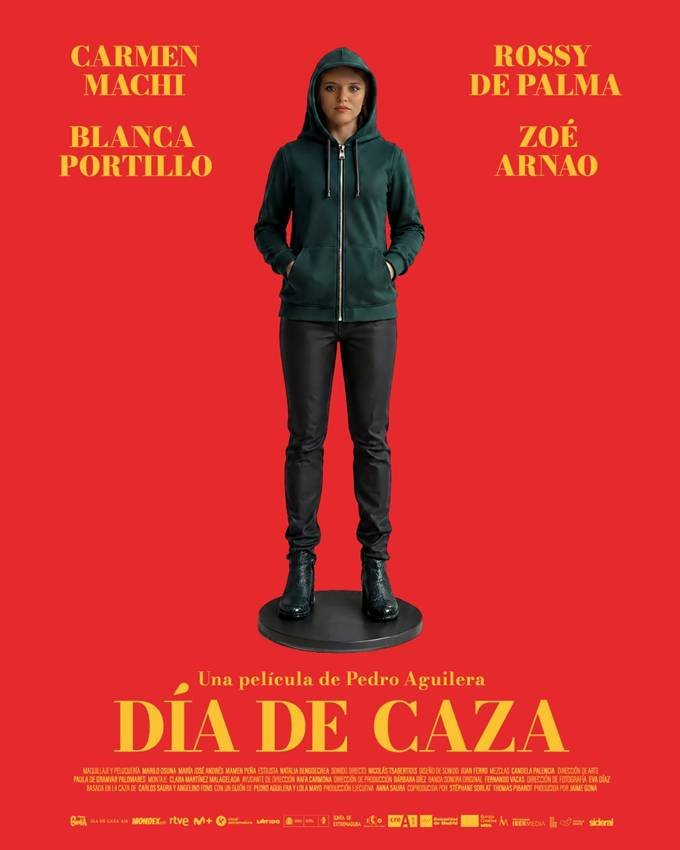 Portada de Día de caza, con Zoé Arnao.