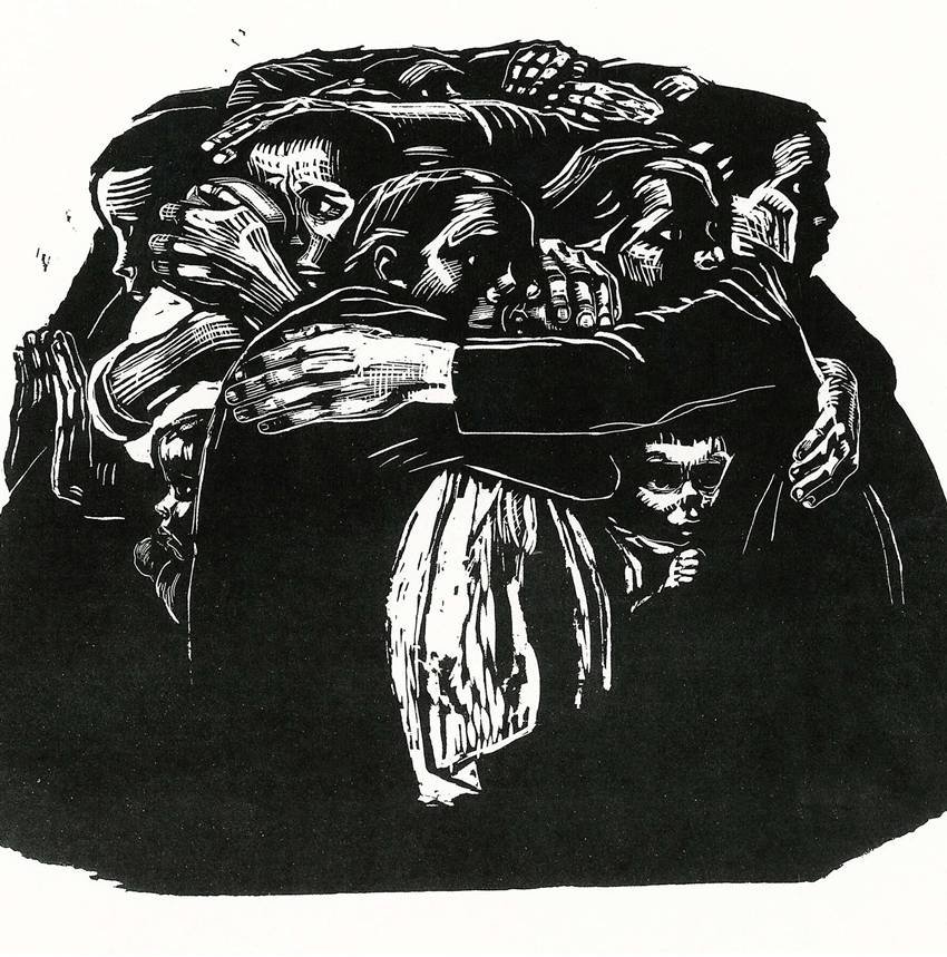 Las madres. 1921/1922. Käthe Kollwitz.