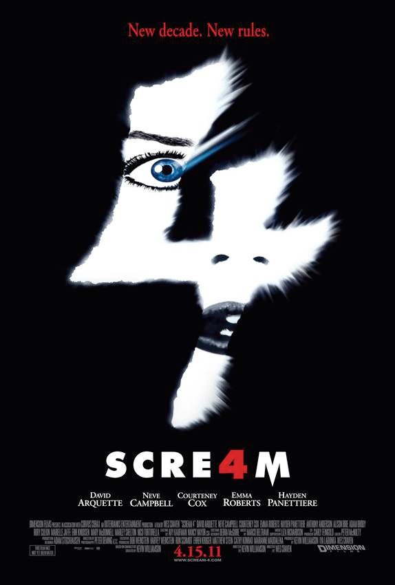 Póster de Scream 4.