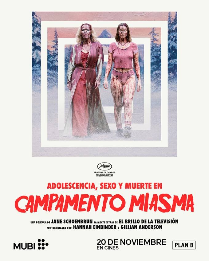 Póster de Adolescencia, sexo y muerte en Campamento Miasma.