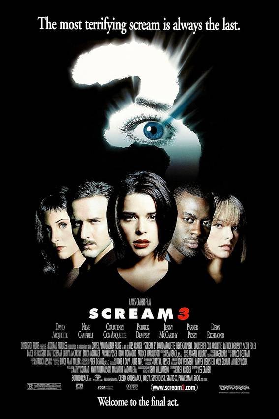 Póster de Scream 3.